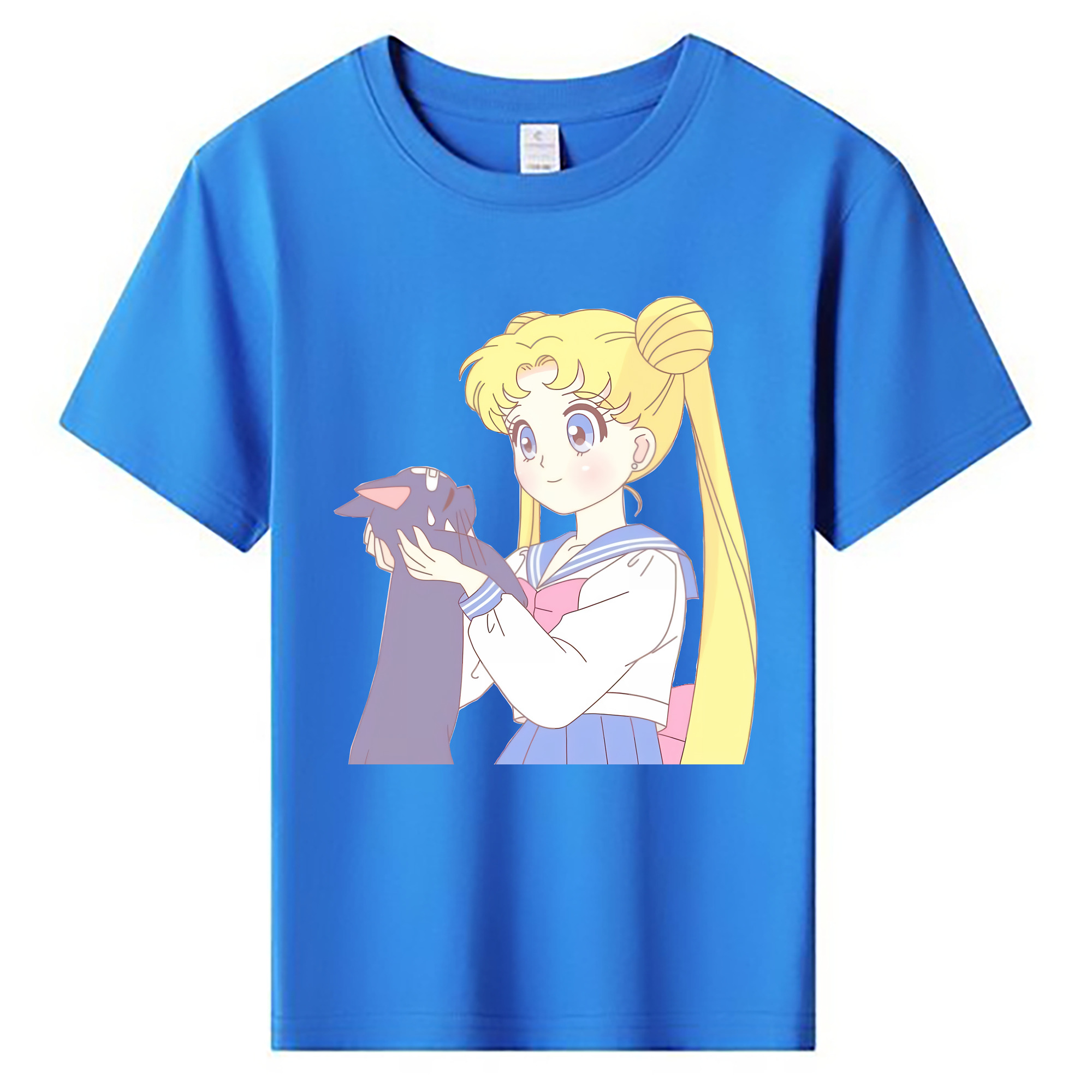 （画像用） 美少女戦士セーラームーン 愛野 美奈子 あいの みなこ Sailor Moon Aino Minako 綿100％キッズTシャツ（フロントプリント）